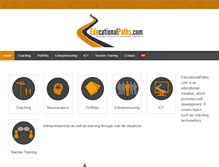 Tablet Screenshot of educationalpaths.com
